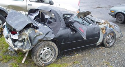 Mazda Miata Accident